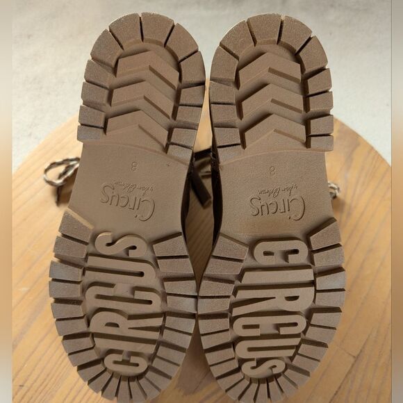 Circus by Sam Edelman Fuzzy Hiking Boots Size 8 - Picture 6 of 12